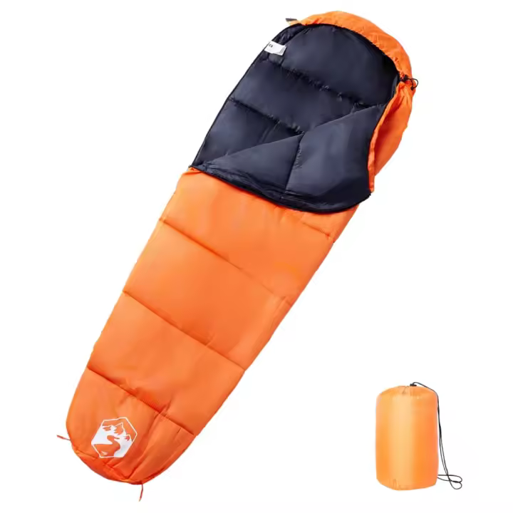 vidaXL Saco de dormir tipo momia de camping para adultos 3 estaciones - 1