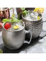 Vaso De Cóctel De Acero Inoxidable Moscú Mule Taza De Cerveza Y Café Estilo Clásico Antiguo Herradura Copo De Cobre Vaso De Champán Para Barra - details 1