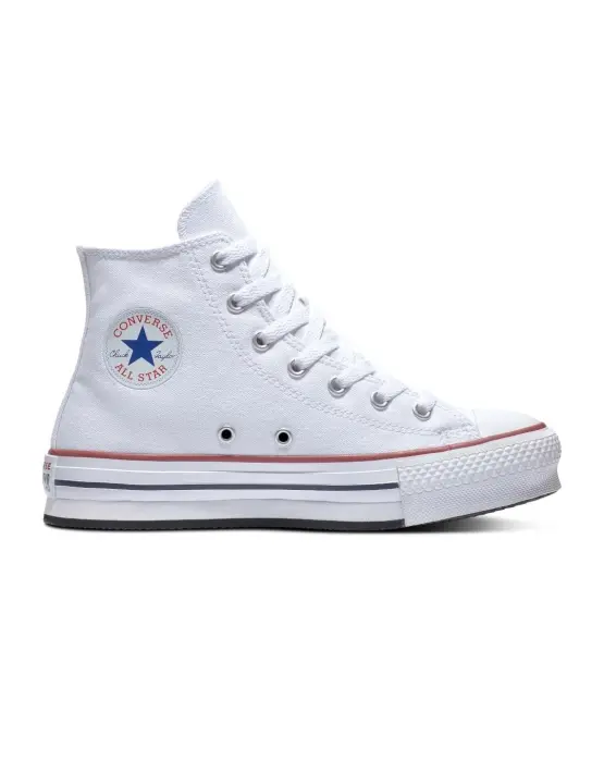 Zapatilla Junior Converse ALL STAR EVA LIFT PLATAFORM Blanco - 1