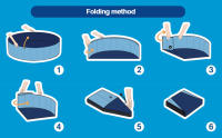 Piscina Plegable para Mascotas Perros 80×20 cm Bañera Portátil de PVC Resistente con Drenaje Ideal para Mascotas BPS-15900 - details 3