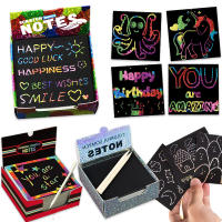 Papel De Arañar Arcoíris Holográfico Mini Tarjetas De Notas Para Arte Y Manualidades Regalo Para Niñas Y Niños Suministros Para Navidad - details 0