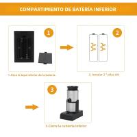 BORUiT SK301-1 Máquina De SMOKE Ajustable Portátil Para Cocina Molecular Generador De Humo Para Carne Y Barbacoa Herramienta De Cocina Ecológica De Aleación De Aluminio - details 5