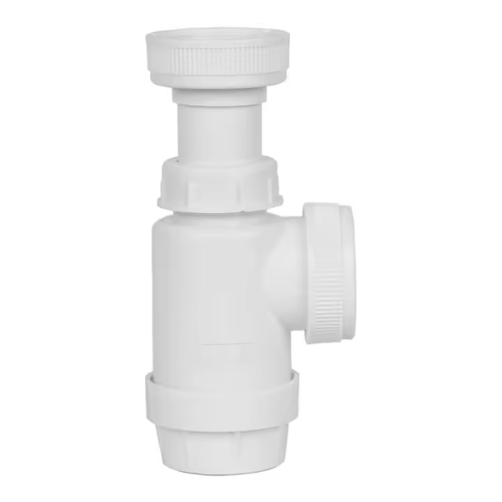 MIRTAK Mini Sifón de Botella Extensible 1" 1/2" PVC Blanco - MIRTAK - 01594 Sifones Accesorios y Complementos Fontanería y Griferia  Sifon WC - 1