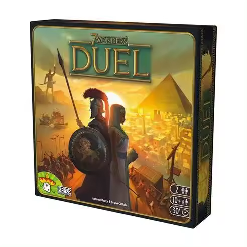 Asmodee 7 Wonders Duel - Juego de Mesa de Construcción de Civilización - 1