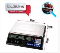 Bascula digital frutas, escala de fruta 40kg MAX, peso para cocina se puede medir con precisión los alimentos con facilidad y comodidad - details 3