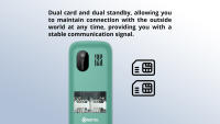 MKTEL-teléfono móvil M2023 con pantalla de 1,77 pulgadas, batería de 800mAh, SIM Dual, Radio FM, linterna, 0,08 Mega Cámara - details 2