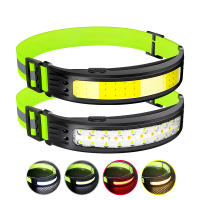 Linterna Frontal COB Sensor Batería Integrada LED Potente Recargable Por USB Impermeable Para Camping Pesca Senderismo - details 0