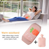 Set De 2 Fundas Para Botella De Agua Caliente De Terciopelo Para Menstruación Y Calentador De Manos Invierno Cubierta De Cintura Con Correa Para Hombres - details 3