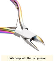 Tijeras De Cutícula De Acero Inoxidable Arco Iris Para Arte De Uñas Y Peluquería De Manos Y Pies Herramienta Profesional Para Eliminar Piel Muerta Y Apariencia Estética De Uñas - details 10
