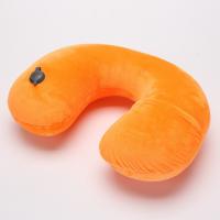 1 UNID en forma de U Almohada de Viaje Inflable Portátil Cuello Vical Spine Soporte Corto Cojín de Felpa Offi Essentials Sueño - details 2