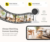 Cámara De Seguridad Interior Boykeep 2K 5G/2.4GHz Con Audio Bidireccional Para Bebé Anciano Perro Mascota Aplicación En Teléfono - details 2