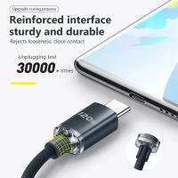 Cable De Carga Rápida USB a Tipo C 120W 6A Para Xiaomi Samsung S23 S22 Huawei P40 Acero Inoxidable Con Longitud Estándar - details 0