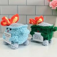 Muñeco De Crochet Divertido Para Decoración De Hogar Y Piso Estilo Moderno Regalo De Navidad Ornamento De Textil Y Fibra - details 5