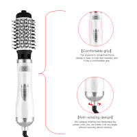 Peine Secador De Pelo Automático 2 En 1 Para Estilizar Lustrar Y Aplanar Cepillo De Secado Redondo Ionizado Voluminizador Universal Con Aluminio - details 5