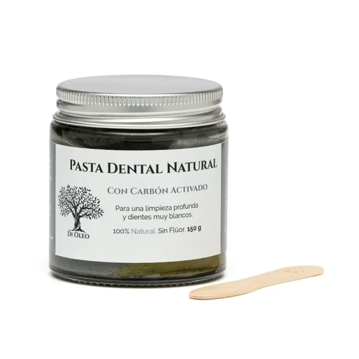 Pasta Dental Natural con Carbón Activado Sin Flúor 150gr Di Oleo - 1