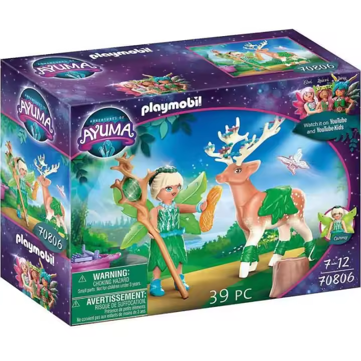 Playmobil 70806 - Adventures of Ayuma Forest Fairy con Animal del Alma PLAYMOBIL - 1