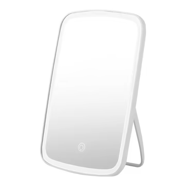 Espejo de maquillaje ajustable de Brillo LED de 3 Colores con Batería recargable USB 2400mAh, Espejo de Luz de pantalla portátil - 1