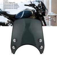 Parabrisas Retro Para Motocicleta Universal PC Deflector De Viento Para Faros De 5-7 Pulgadas Pieza De Motocicleta - details 5