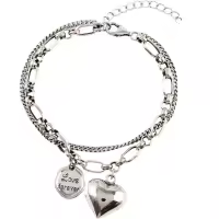 Pulsera Bohemia Corazón Con Cuentas Para Mujer Moda Multi Capa Cadena Conjunto Encantos Pulsera De Moda Para Fiestas Y Calle - details 4