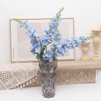 Rama De Flores Artificiales Hyacinthus Delphinium 75CM Larga Para Decoración De Hogar Sala De Estar Vaso Arreglo Floral Decoración De Boda - details 4