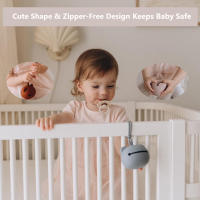 Bolsa Portátil Para Chupete De Bebé Hecha De Silicona Con Almacenamiento Y Accesorios Para Carrito De Compras Estuche De Almacenamiento Para Chupetes - details 5