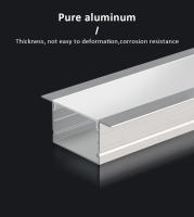 Tira LED 50CM Con Perfil De Aluminio Y Diffusor PC Para Cubierta Negro Plateado Para Lámpara Lineal De Barra Armario 8mm/10mm/12mm Decorativa - details 11