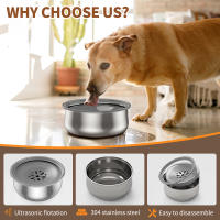 Tazón Flotante Para Mascotas De 4.3L Acero Inoxidable Dispensador De Agua Portátil Para Perros Y Gatos Accesorios Para Mascotas - details 1