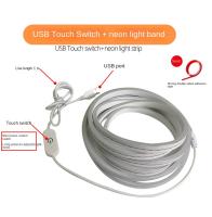 Tira De Luces LED Neón 5V USB Flexible Impermeable Con Sensor Táctil Y Control De Brillo Para Decoración De Habitaciones Luz DIY En Forma De Bandeja - details 3