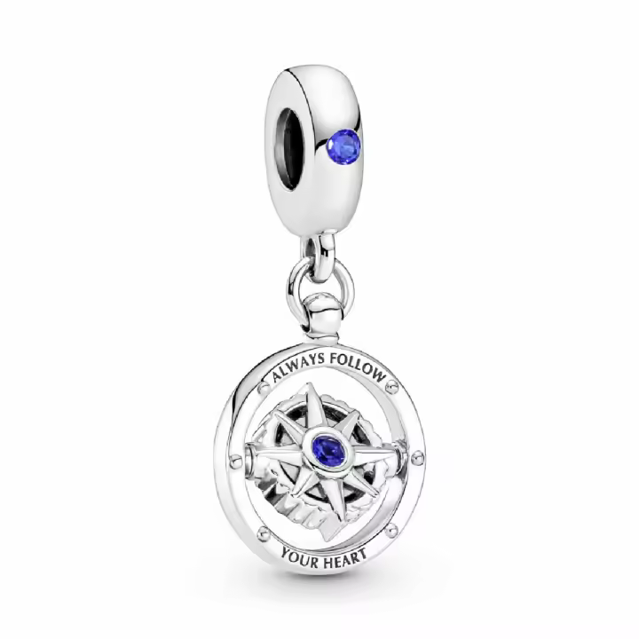 Charm Colgante Pandora Brújula Giratoria - 1