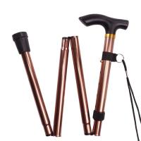 Palo De Camuflaje Unisex Para Senderismo Camping Montañismo Telescopio Batón Plegable Manzana Antideslizante Aluminio T-Manija - details 5
