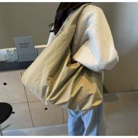 Bolso De Hombro Casual De Nylon Para Mujer Con Compartment Interior Bolsa De Compras Con Cierre De Cremallera Color Sólido Estilo Versátil - details 23