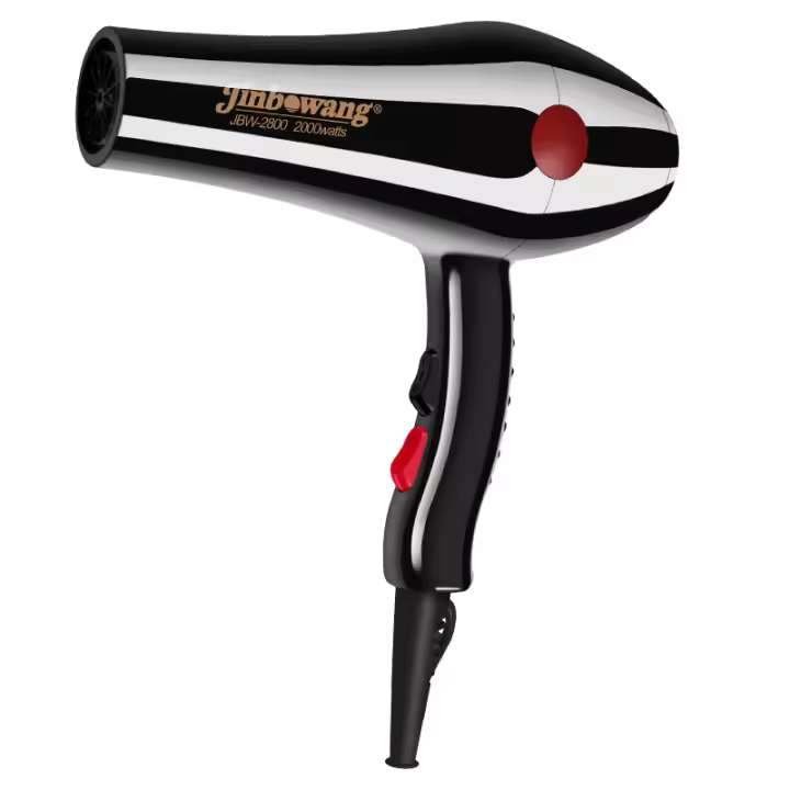 Secador de pelo profesional potente JBW-2800 de 2000 W para uso personal y de Salón - 1