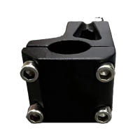 Aluminio Negro Aluminio Aleación Manillar 25.4mm/22.2mm Longitud 60mm Accesorios Bicicleta Manillar Exterior Partes 1 Pcs 200g - details 3