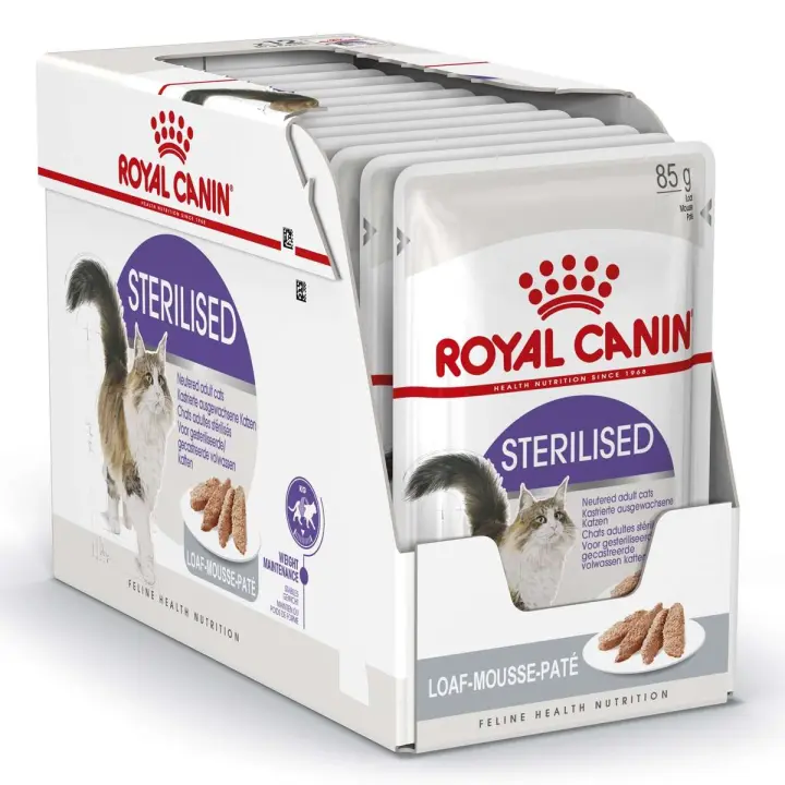 Royal Canin Cat Sterilised Comida Húmeda Para Gatos Adultos Esterilizados 12X85G - 1