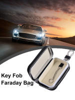 Bolsa De Bloqueo De Señal Para Llaves De Coche PU Cuero Antirrobo Anti-Hackeo Cremallera RFID Shielded Faraday Box Para Auto - details 4