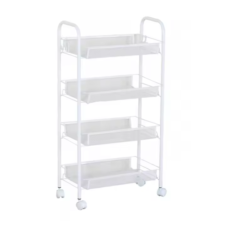 Carrito Verdulero 4 Estantes Kitchen - Blanco - 1