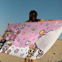 Toalla De Playa Tokidoki De Japón Microfibra Absorbente Secado Rápido Suave Para Yoga Natación Resort Montañismo Tamaño 76x182 Cm - details 1