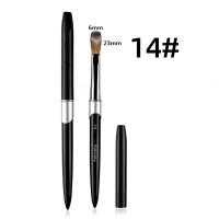 Cepillo De Uñas Kolinsky Sable 1PC Para Gel UV Acrílico Dibujo De Uñas Pincel Para Polvo Líquido Y Carving Pen DIY - details 7