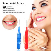 50/100Pcs Cepillos Interdentales Suaves Para Cuidado Oral Herramienta De Limpieza Entre Dientes Para Adultos Plástico No Electrónico - details 5