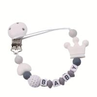 Portador De Chupete Para Bebé Clip De Silicona Con Cadena De Chupetes Regalo Para Niños De 0 a 24 Meses Diversos Colores Disponibles - details 4