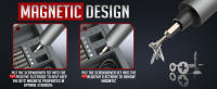 Juego De Destornilladores Eléctricos De Precisión 75 En 1 3.7V Con Luz LED Y 71 Piezas De Destornilladores Magnéticos Herramientas Profesionales Para Reparación - details 12