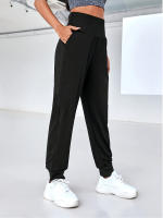 Pantalones De Yoga Fitness Para Mujer High Waisted Compresión Pantalones Anzuelo Largo Hasta El Tobillo Deporte Feminino - details 4