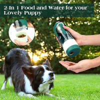 Botella De Agua Para Perro 2 En 1 Alimentador Portátil Antigoteo Dispensador De Bebida Para Caminar Y Senderismo - details 3