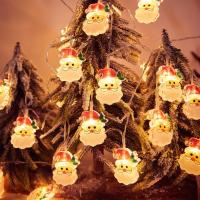 Luces De Navidad LED Con Figuras De Payaso Y Árbol Navideño Y Santa Claus Cuerda De Luces Alimentada Por Batería Para Atmosfera De Navidad Decoración De Pared Y Puerta - details 9