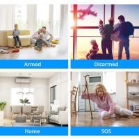 Sirena De Alarma WiFi Tuya Sistema De Alerta Sonora Fuerte Compatible Con Alexa Google Para Seguridad Del Hogar Kit De Sirena Inteligente - details 6