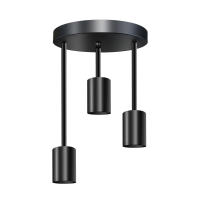 Lámpara Colgante Vintage De 3 Luces E27 Soporte Semi-Enchufe Para Techo Moderno Para Dormitorio Sala De Estar Pasillo - details 1