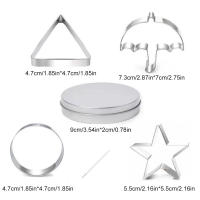 Molde De Galletas De Azúcar Horno De Alimentos Kit De Juego De Hacer Miel Y Biscochos De Acero Inoxidable Herramienta De Cocina - details 10