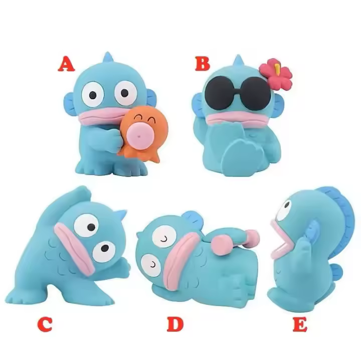 Figura De Acción Kawaii Hangyodon Gashapon Sanrio En PVC Mini Adornos Para Escritorio Decoración De Pasteles Juguetes Para Niños - 1
