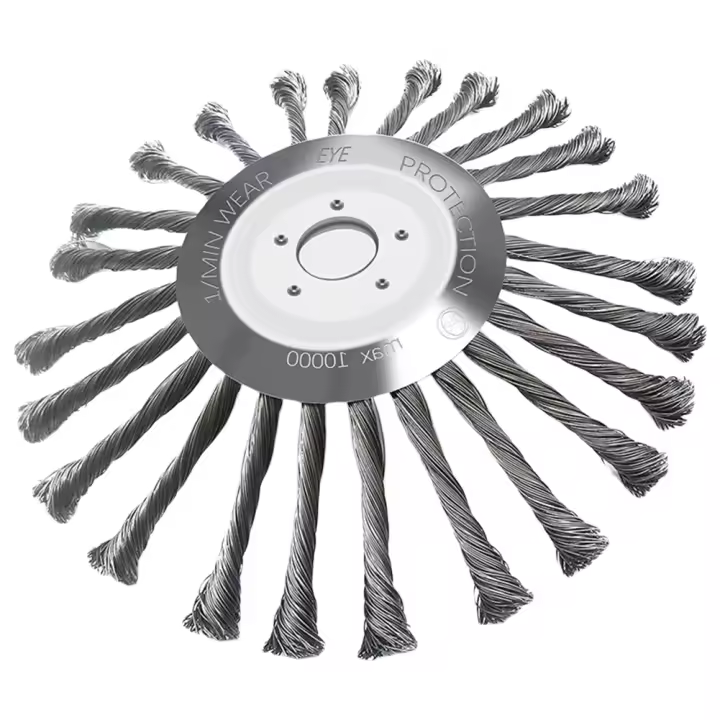 Cabeza De Trimmer De Acero Inoxidable Para Jardín Herramienta De Eliminación De Malezas Y Rostro Universal Para Motosierra - 1