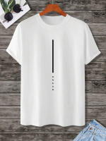Camiseta De Verano Para Hombre Algodón 100% Ajustada Deportiva Casual Con Estampado De Letras DREAM Manga Corta Cuello Redondo - details 7